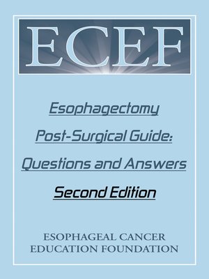 cover image of Esophagectomy Post-Surgical Guide